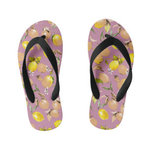 Chanclas Para Niños Lemones acuarelas 25