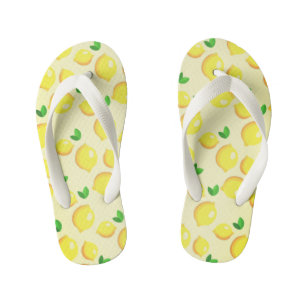 Chanclas Para Niños Lemones amarillos frescos