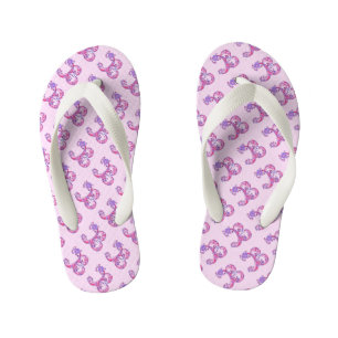 Chanclas Para Niños Letra B mayúscula "flip flop"