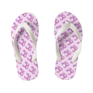 Chanclas Para Niños Letra B monoglubograma flip flop thongs