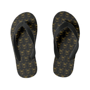 Chanclas Para Niños Lira Dorada