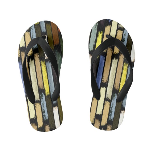 Chanclas Para Niños Lluvia de colores 4 (Plantilla)