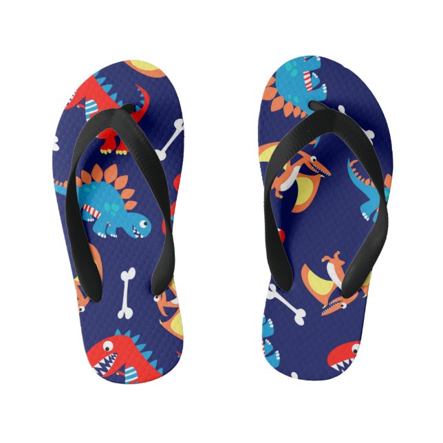 Chanclas Para Niños Los dinosaurios. (Plantilla)