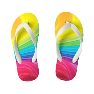 Chanclas Para Niños Los niños arcoiris rompen el ritmo