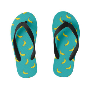 Chanclas Para Niños Los niños del patrón banano rompen las bocas