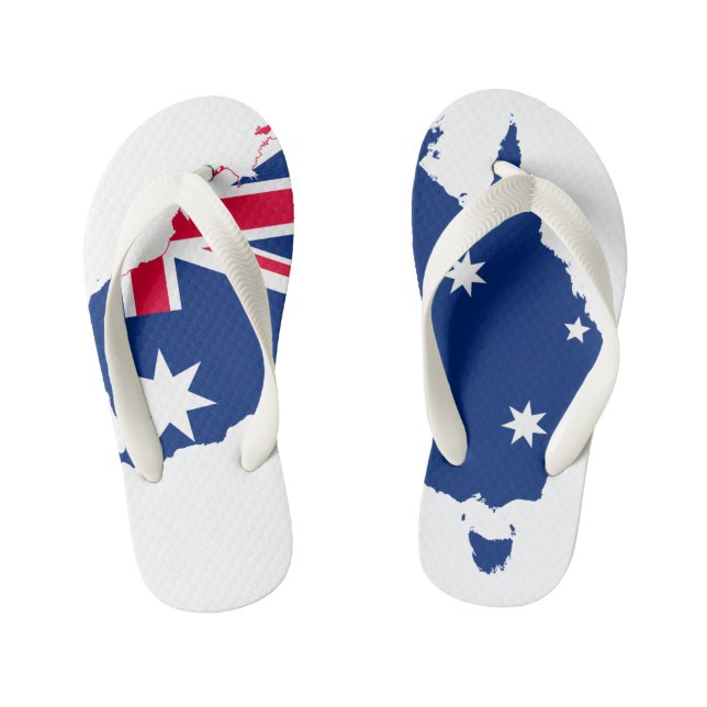 Chanclas Para Niños Los niños en Australia mapean las cosas (Plantilla)