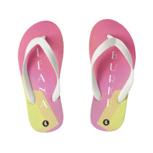 Chanclas Para Niños Los NIÑOS personalizaron los flips-flopes (la