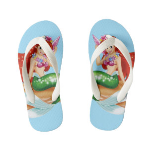 Chanclas Para Niños Los niños rompen las bucles de la sirena
