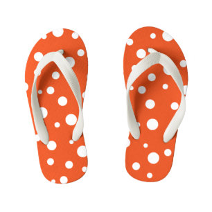 Chanclas Para Niños Los niños vuelcan los flops-puntos de polka
