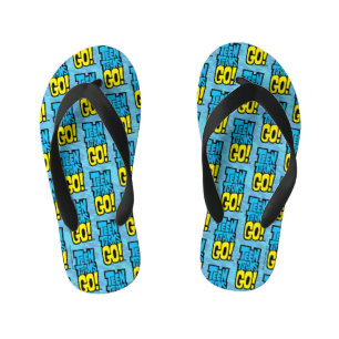 Chanclas Para Niños ¡Los titanes adolescentes se van! Logotipo