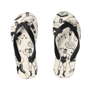 Chanclas Para Niños Lucha libre: patrón de lucha mexicana
