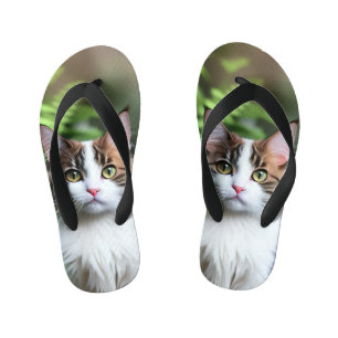 Chanclas Para Niños Lulu El Gato Ragdoll, niños tiros