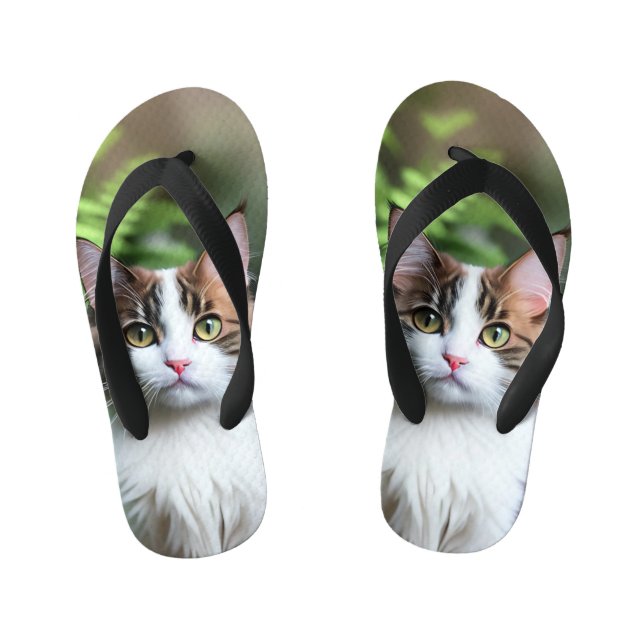 Chanclas Para Niños Lulu El Gato Ragdoll, niños tiros (Plantilla)