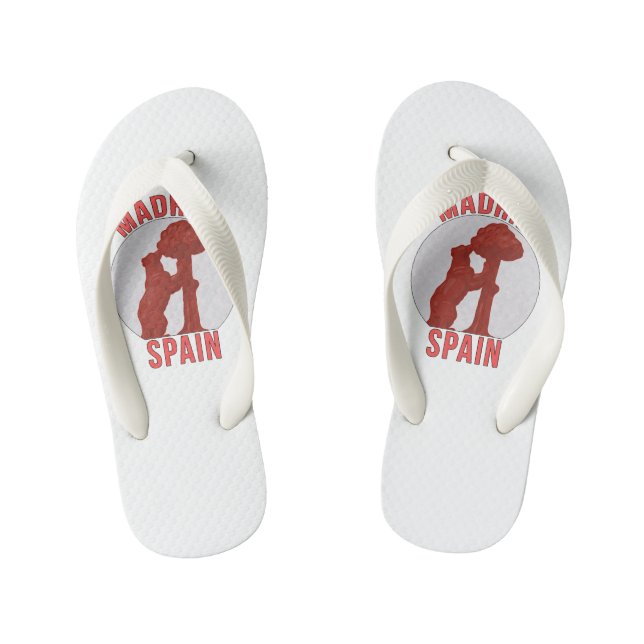 Chanclas Para Niños Madrid España (Plantilla)