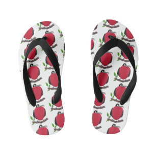 Chanclas Para Niños Magnífico personalizado de pájaro fragata