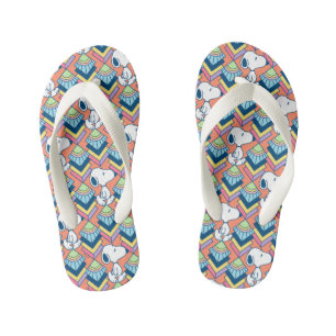 Chanclas Para Niños Maní Patrón de sueños Snoopy Deco