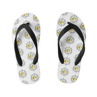 Chanclas Para Niños Manosee los flips-flopes de la abeja