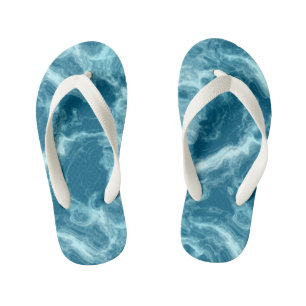 Chanclas Para Niños Marble de agua azul