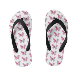 Chanclas Para Niños Mariposa de flores con Sakura rosa