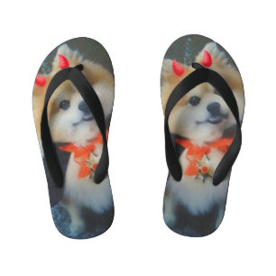 Chanclas Para Niños Mascota Personalizado Perro Lover