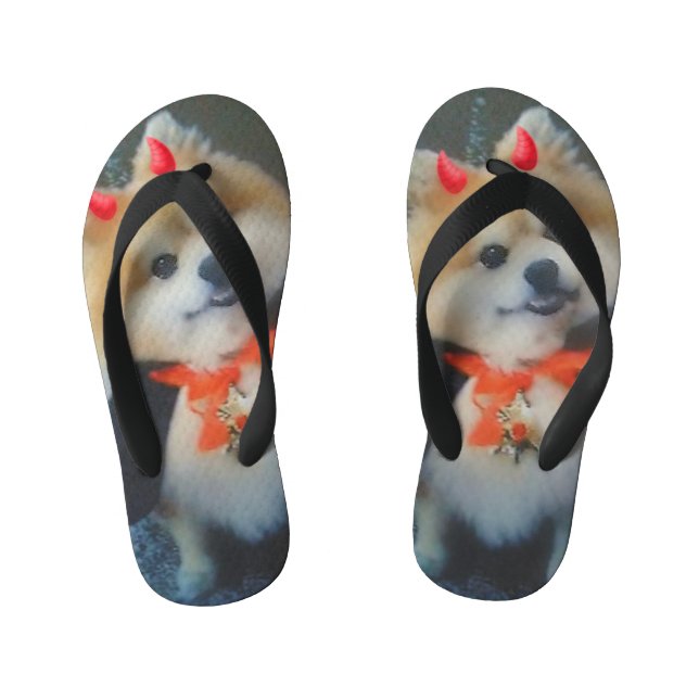 Chanclas Para Niños Mascota Personalizado Perro Lover (Plantilla)