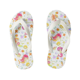 Chanclas Para Niños Mermaids White