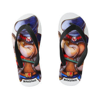 Chanclas Para Niños Metalphant con Flip Flops de guitarra - imagen úni