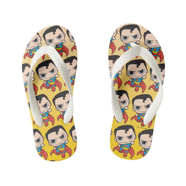 Chanclas Para Niños Mini Superman Flying (Plantilla)