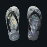 Chanclas Para Niños Movieron la meta, Singapur<br><div class="desc">Obra de arte original de la experimentada artista de Nueva York,  Gaye Elise Beda</div>