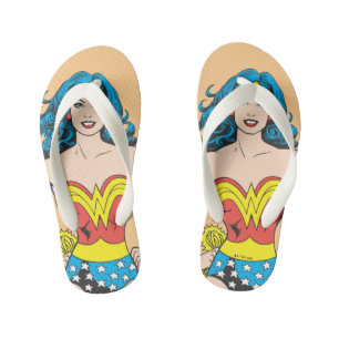 Chanclas Para Niños Mujer Maravilla manos en cadera