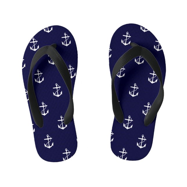 Chanclas Para Niños Nautical Opus Posh Anchor (Plantilla)