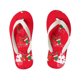 Chanclas Para Niños Navidad interesante en camino DIY