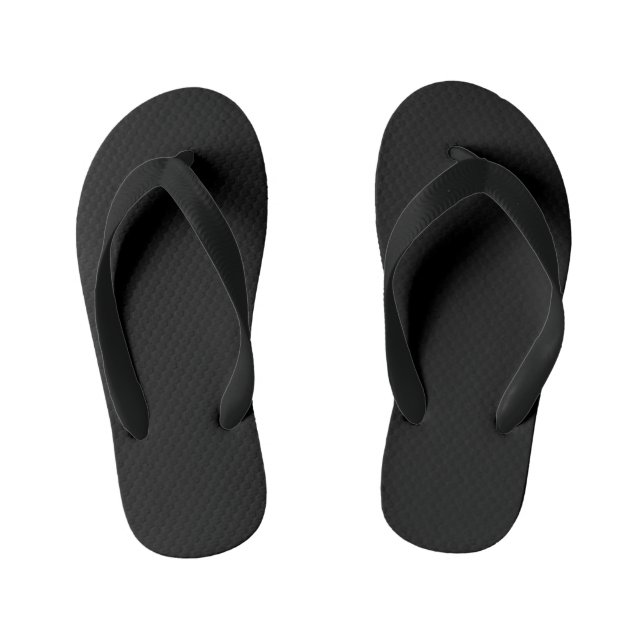 Chanclas Para Niños Negro (Plantilla)