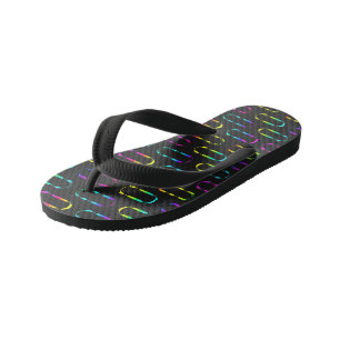 Chanclas Para Niños Neon Geometric