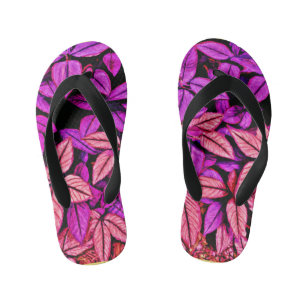 Chanclas Para Niños Neon Leaves Wonders