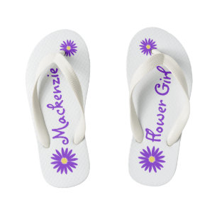 Chanclas Para Niños Niña violeta de margarita
