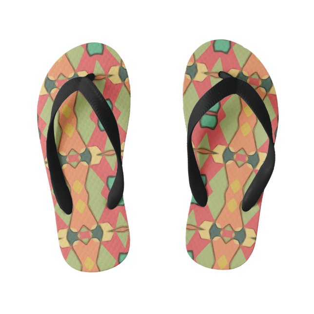 Chanclas Para Niños niños africanos de impresión flip flops (Plantilla)