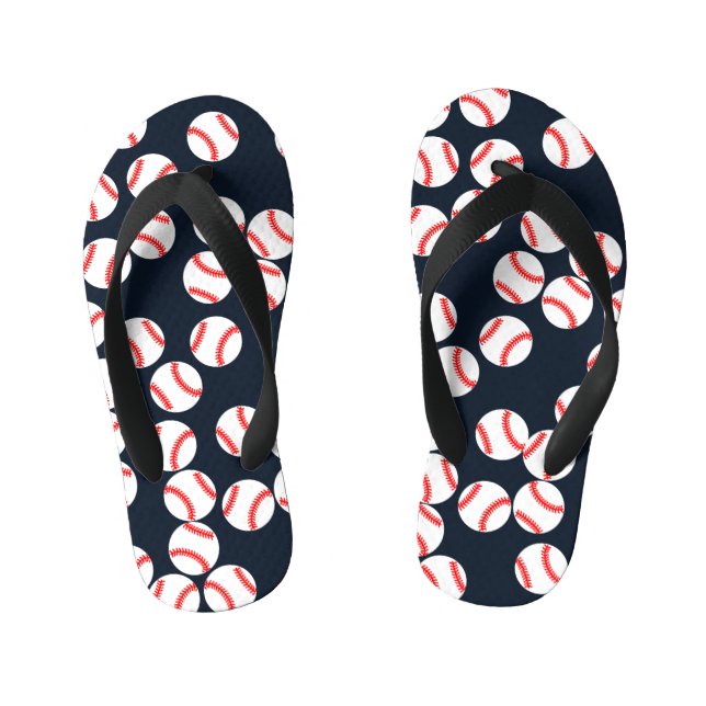Chanclas Para Niños Niños de béisbol: Flip Flops (Plantilla)