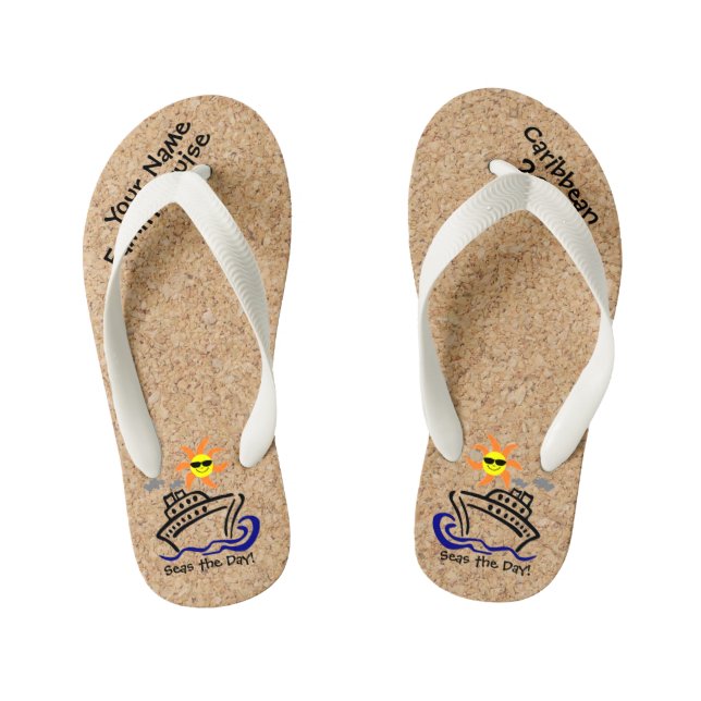 Chanclas Para Niños Niños de Flip Flops de crucero (Plantilla)