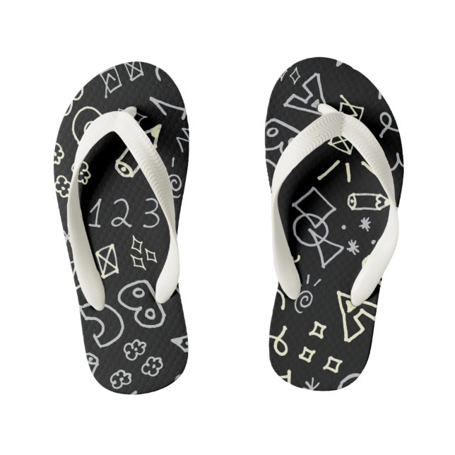 Chanclas Para Niños Niños Flip Flops (Plantilla)