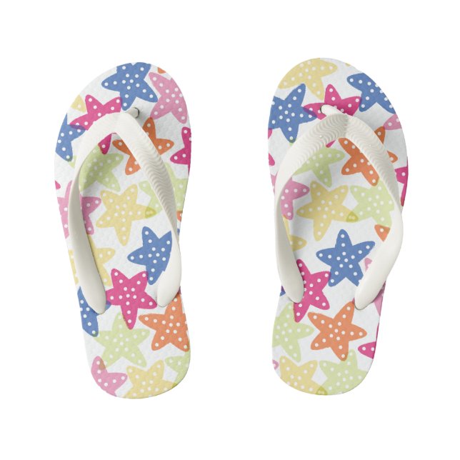 Chanclas Para Niños Niños Flip Flops-Starfish (Plantilla)