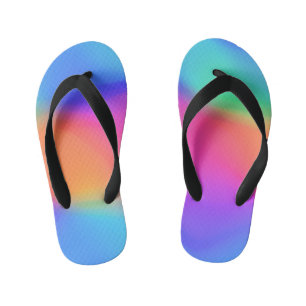 Chanclas Para Niños Niños holográficos vivos Flip Flops