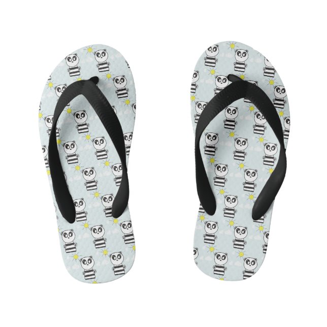 Chanclas Para Niños Niños Panda (Plantilla)