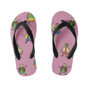 Chanclas Para Niños Niños Personalizados Chicas de familia divertidos 