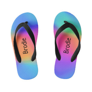 Chanclas Para Niños Niños vivos Holográficos personalizados Flip Flops