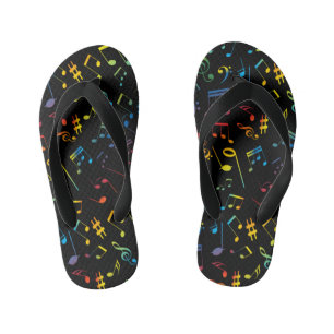 Chanclas Para Niños Notas musicales 5
