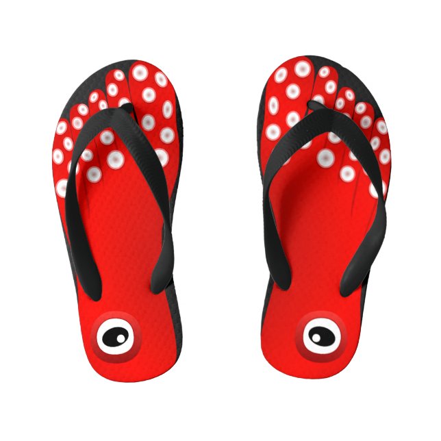 Chanclas Para Niños Octopus en forma de pie (Plantilla)