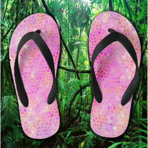 Chanclas Para Niños Ocultar dinosaurio rosa