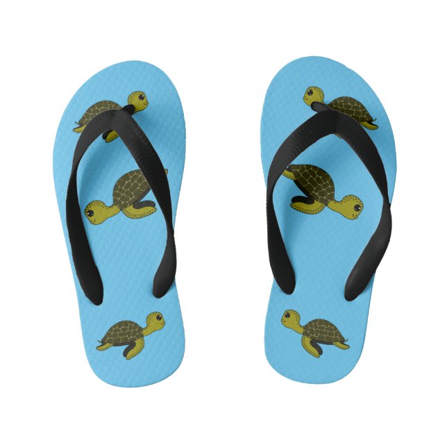 Chanclas Para Niños Okeanous, la tortuga (Plantilla)