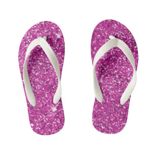 Chanclas Para Niños Ombre Sparkle, Purpurina Rosa Girly
